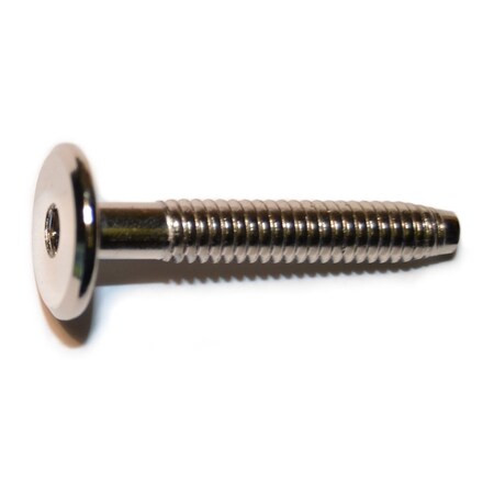 Midwest Fastener Binding Screw, 1/4"-20, Steel, Nickel, 10 PK 31583